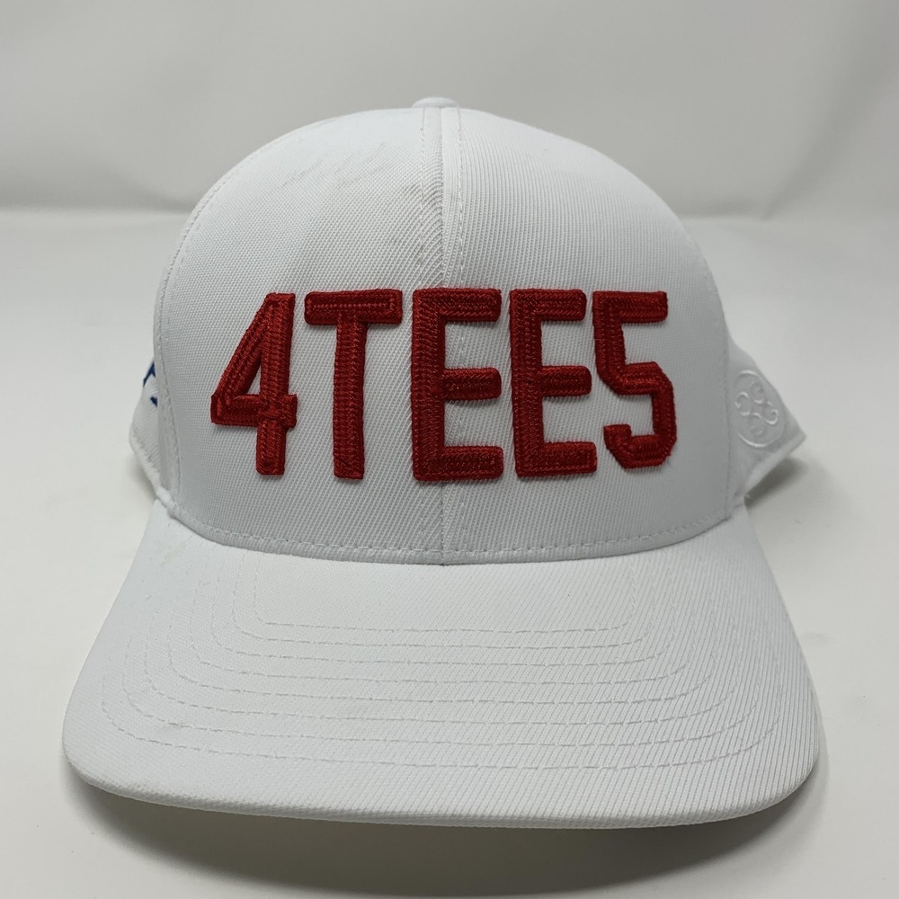 G/FORE 4TEES Hat Cap Snap Back White Golf St Margaret's Open One Size Mens